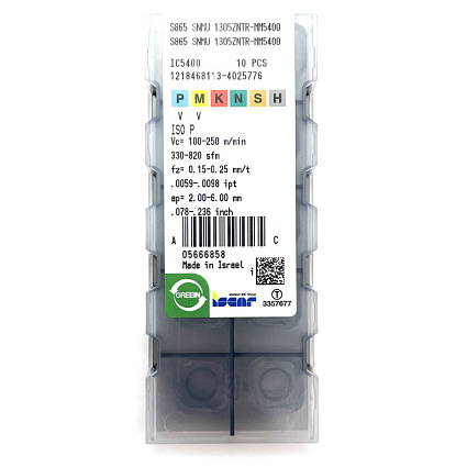 картинка Пластина фрезерная S865 SNMU 1305ZNTR-MM IC5400 от магазина Гурумарт