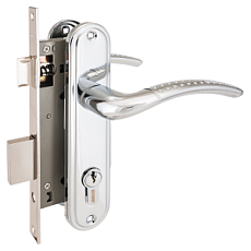 Замок врезной АЛЛЮР 132/1 CP ХРОМ от интнрнет-магазина Замки-НТ