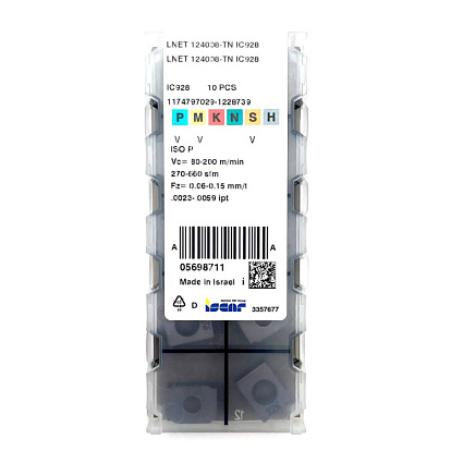 картинка Пластина фрезерная LNET 124008-TN IC928 от магазина Гурумарт