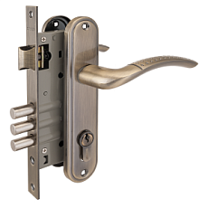 Замок врезной АЛЛЮР 132/3 AB СТ.БРОНЗА от интнрнет-магазина Замки-НТ