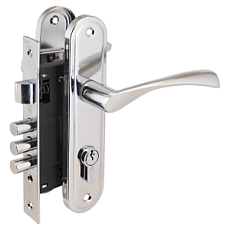 Замок врезной АЛЛЮР 103/3-61А(1203) CP ХРОМ МАЛ.КОРПУС от интнрнет-магазина Замки-НТ