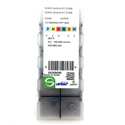 картинка Пластина для сверл SOMX 060304-DT  IC908 от магазина Гурумарт