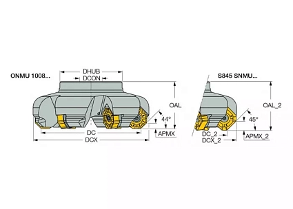 картинка Фреза торцевая SOF45 D080-04-32-R26 от магазина Гурумарт