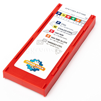 картинка Фрезерная пластина APKT1003PDSR  ATP 1040 от магазина Гурумарт