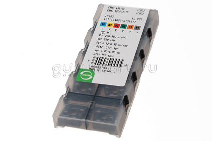 картинка Пластина токарная CNMG 120404-TF IC907 от магазина Гурумарт