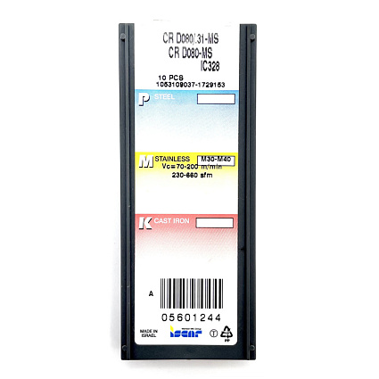 картинка Пластина фрезерная CR D080-MS  IC328 от магазина Гурумарт