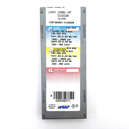 картинка Пластина фрезерная LNMX 1608L-HF IC3028 от магазина Гурумарт