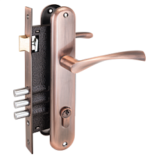 Замок врезной АЛЛЮР 0203 AC СТ.МЕДЬ от интнрнет-магазина Замки-НТ