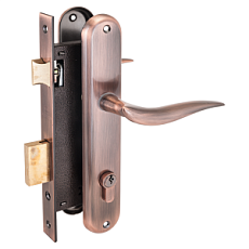 Замок врезной АЛЛЮР 0205 AC СТ.МЕДЬ от интнрнет-магазина Замки-НТ