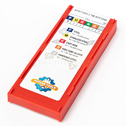 картинка Фрезерная пластина APKT1003PDSR LTM ATP1040 от магазина Гурумарт
