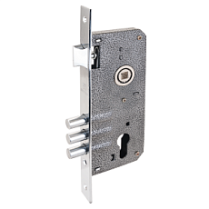 Замок врезной АЛЛЮР 9045-3RB CP БЕЗ Ц/М от интнрнет-магазина Замки-НТ