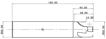 картинка Фреза концевая HM90 E90AD-D32-3-C32-XL от магазина Гурумарт