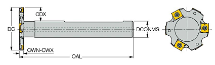 картинка Фреза "Т"-образная ETS D83-10-W32-LN12  от магазина Гурумарт