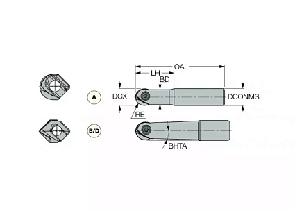 картинка Фреза концевая HCM D12-A-L120-C12 от магазина Гурумарт