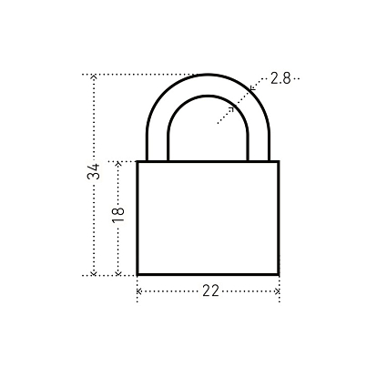 АЛЛЮР ВС1Л-20 ОРАНЖЕВЫЙ d=2,8мм для чемоданов Замок навесной от интернет площадки Гурумарт