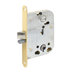 Защёлка врезная АЛЛЮР 2014 PB ЗОЛОТО ДЛЯ ФИНСКИХ ДВЕРЕЙ С ФИКСАТОРОМ Б/О от интнрнет-магазина Замки-НТ
