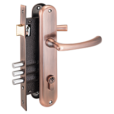 Замок врезной АЛЛЮР 0221 AC СТ.МЕДЬ от интнрнет-магазина Замки-НТ