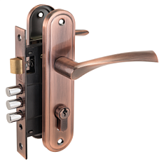 Замок врезной АЛЛЮР 103/3-61А(1203) AC СТ.МЕДЬ МАЛ.КОРПУС от интнрнет-магазина Замки-НТ