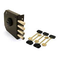 Замок накладной ЭЛЬБОР REX 2.14 5КЛ Б/О (1.05.51) от интернет площадки Гурумарт  