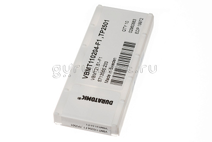 картинка Пластина токарная VBMT 110204-F1, TP2501 от магазина Гурумарт