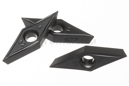 картинка Пластина токарная VCMT 160402-SM IC907 от магазина Гурумарт