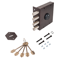 Замок накладной СЕНАТ ЗНС 1-5 Б/О [ИТ] 024 от интернет площадки Гурумарт  